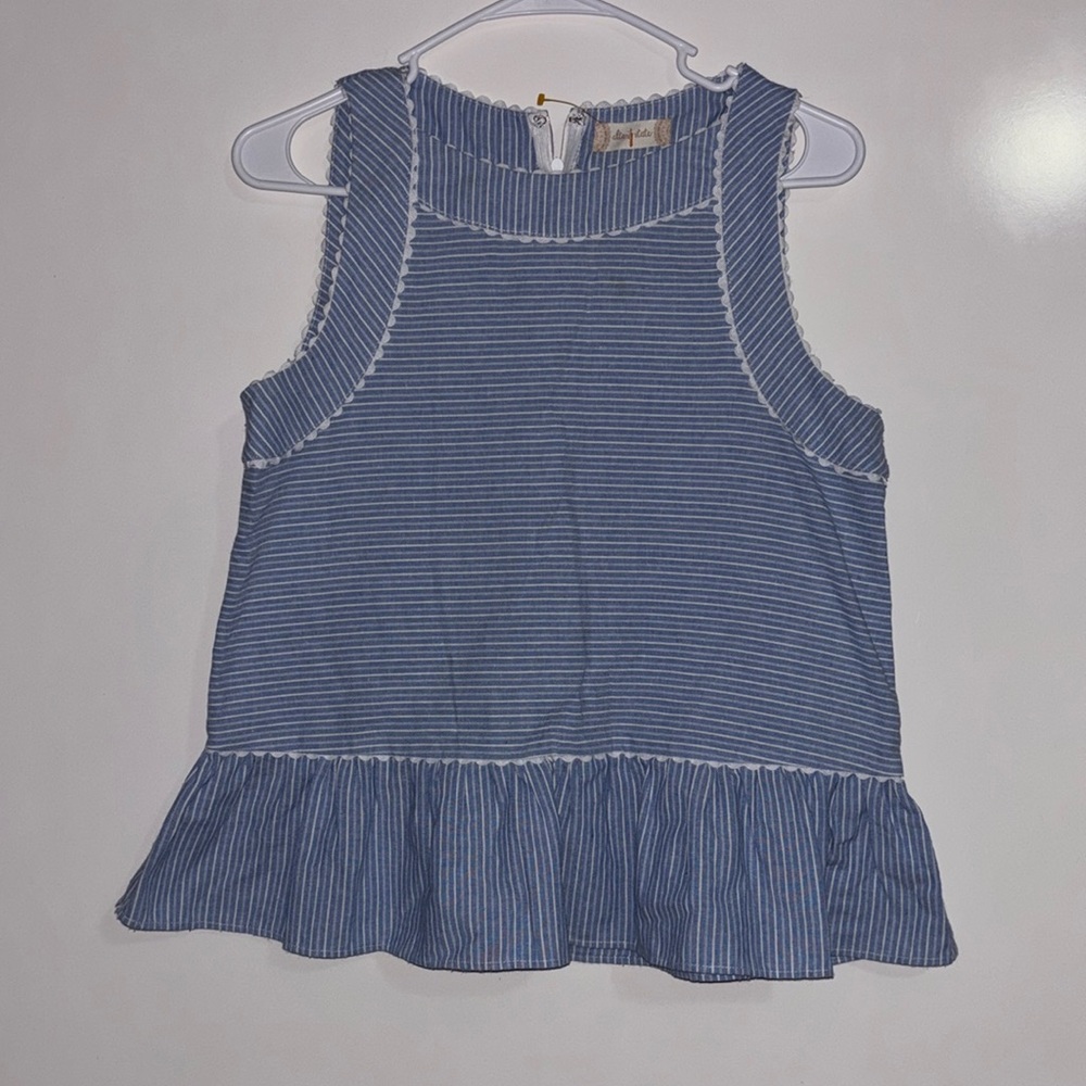 UWOT- ALTAR’D STATE BLUE & WHITE TOP